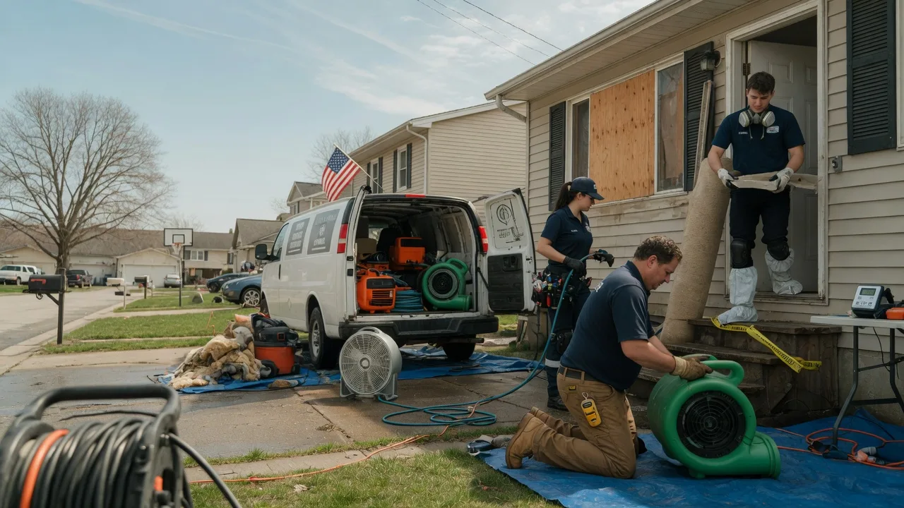 Water Damage Restoration in Hampshire, IL near me